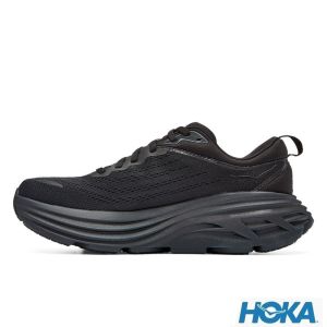 IIGJ Iha6 Hoka Ultra Light Running Shoes one Men Women bondi 8 Wide Last Road Running Shoes All Black