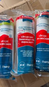 LÕI LỌC 123 SUNHOUSE LÕI LỌC NƯỚC DÙNG ĐƯỢC CHO TẤT CẢ MÁY LỌC NƯỚC CÓ 3 LY LỌC.