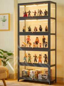 BAQILING | Acrylic Transparent Dustproof Bookshelf Storage Rack