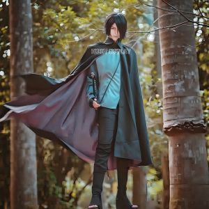 Halloween Cosplay Costume Naruto Shippuden Uzumaki Naruto Uniform Anime Cartoon Character Mens Outfit Party Performance Props