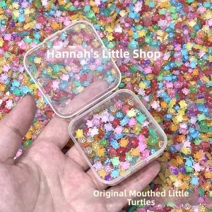New Miniature Super Cute Glowing Resin Turtle Night Light Crystal Decorations Desktop Ornaments Mini Sea Turtle Toys