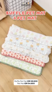 POMAPOO - Kasur Kucing dan Kasur Anjing Ruffle Pet Mat & Pet Mat