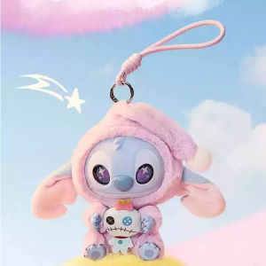 2025New Stitch Eat Something Before Sleep Series Plush Blind Box Vinyl Toys Cute Doll Mystery Box Bag Pendant Decor Gift
