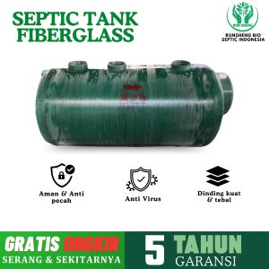 Bio Septic Tank Fiberglass Anti Jamur Anti Pecah Kuat dan Tahan Lama