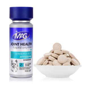 MAG Hip Joint Health Tablet Dog Joint Support Supplement High Concentration Glucosamine Chondroitin & Omega-3s Supports Mobility Flexibility & Comfort Dog Wet Food