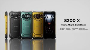 DOOGEE S200 X 5G 12GB 512GB Rugged Phone MTK Dimensity 7050 10100mAh 33W battery 6.72” FHD+120Hz IPS screen