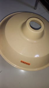 CUP HIJAU / KAP LAMPU HIJAU WD E27 - TANGGUNG JAP LAMPU JALAN PLASTIK WD PVC ANTI-PLASTIK 30CM-C3