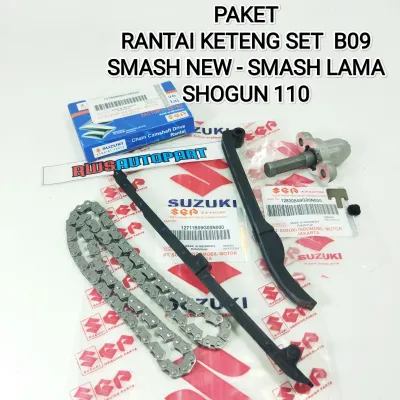 PAKET RANTAI KETENG + TONJOKAN + LIDAH TENSIONER SMASH LAMA SMASH NEW SHOGUN R 110