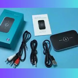 COD KIRIM CEPAT VIKEFON Wireless 2in1 HiFi Audio Bluetooth Transmitter Receiver Jarak Jauh Speaker 3.5mm - B6