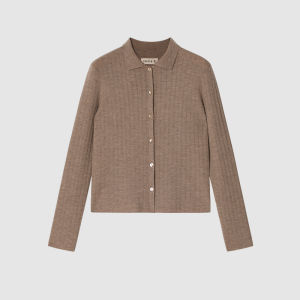 ICICLE | Non-dyed Spring Womens Cashmere Knitted Cardigan