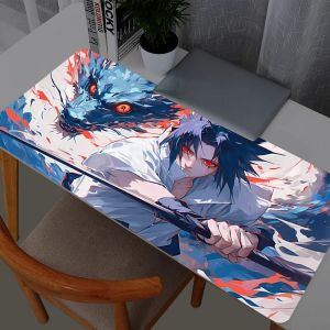 Bandai | Mouse Pad Gamer Notebook Games Mouse Pad XXL Keyboard Pad Large Mousepad Mouse Mat Gaming Naruto Itachi Uchiha Desk Mat