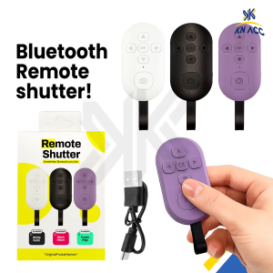 [KN ACC] NANVAN NVN-BR7 BLUETOOTH REMOTE SHUTTER SELFIE WIRELESS STYLISH MINIMALIS UNTUK SMARTPHONE UNIVERSAL