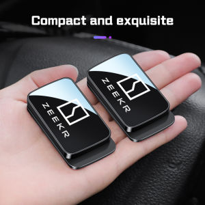 For Zeekr 001 007 001FR 009 Krypton Zeekr X 7X Magnetic Car Seat Belt Holder Stabilizer Adjustable Fastener Clip Accessories