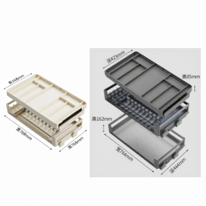 Nuomi | Kitchen Storage Drawer Damping Pull Out Knife and Fork Box