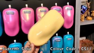 AIKKA CS11 Manila Beige | Old School Solid Series | Automotive Color 2K Car Paint Aerosol Spray Cat Bancuh Kereta DIY 车漆