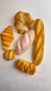 Đồ Chơi Mô Phỏng Thức Ăn Mềm Dẻo - Bộ Bánh Mì Nướng Bánh Rán Đồ Chơi Bóp Giảm Stress Chậm Nở Trang Trí Bàn Làm Việc Quà Tặng Sáng Tạo Cho Mọi Lứa Tuổi