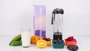 【Local Delivery】Japan Portable Blender Wireless Original Portable Blender 600ML Bottled Juicer Electric USB Rechargeabl Mini Blender Portable Blender With Tumbler. Portable Blender Juicer Tumbler