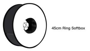 Puluz | Hộp Mềm Tròn PULUZ 45cm Kiểu Dáng Tròn Có Thể Gấp Gọn Bộ Khuếch Tán Ánh Sáng Cho Đèn Flash Macro Và Chân Dung Phụ Kiện Chụp Ảnh.