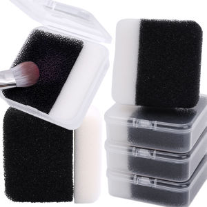 Makeup Brush Cleaning Sponge Dual-Use Eyeshadow Brush Remover Dry Cleaning Cleaner Portable Cleaning Set Beauty Tool