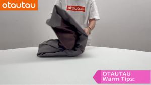 OTAUTAU Faux Retro PU Leather Bean Bag Cover King Size Large Lounger Pouf Cover SF389【No Filler!Need To Buy Filler By Yourself!】