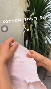 Y&C Ready Stock Women Panties Full Cotton Plain Mid Waist Seamless Underwear PTS07