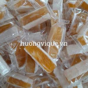 Kẹo Xoài Dừa Non Bánh Tráng - Túi Zip 500g - Đặc Sản Bến Tre