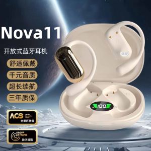 Sports Wireless Bluetooth Earphones Ear Hanging Nova11 pro Ultra True Wireless Deep Bass Stereo Noise Reduction Long Battery Life
