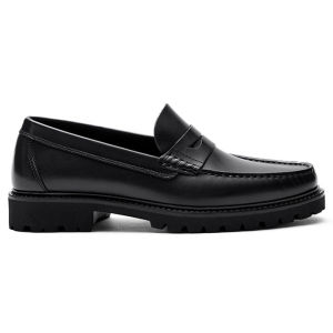 Full Grain Leather Mens Loafer Shoes High Quality Handmade Wear-Resistant Genuine Leather Casual Shoes