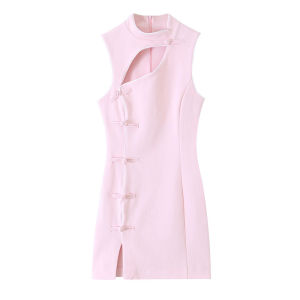 Guobioziy Womens Knot Mini Skirt 2026 Pink New Style European and American Beach Casual Fashion Womens Dress