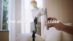 1300mm Magnetic Selfie Stick Tripod for iPhone Hidden Clamp & 1/4" Thread Compatible Android Smartphone & Action Camera