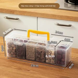 EELHOE | Bộ Hộp Đựng Dụng Cụ Nhiều Ngăn 1/7 Món Dùng Để Đựng Ốc Vít Cờ Lê Phụ Kiện Phần Cứng Đồ Chơi - Hộp Phân Loại Phụ Tùng Dụng Cụ