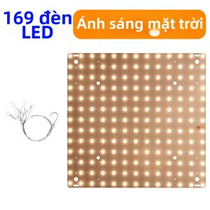 Đèn LED Trồng Cây Quang Phổ Toàn Phần 200W 100-277V Bảng Lượng Tử Chiếu Sáng Trồng Rau Thủy Canh Đèn Bổ Sung Cho Nhà Kính