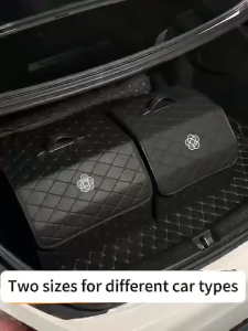 Car trunk organizer car trunk camellia car good things storage box multi-functional storage box