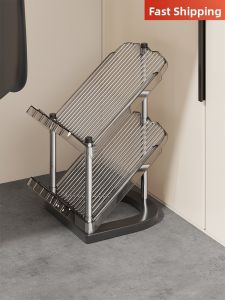 Space-saving Multilayer Small Narrow Shoe Storage Rack