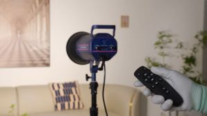 Zkeezm 300W Studio Softbox Lighting Kit COB Studio light with Stand & softbox (5500K Daylight)