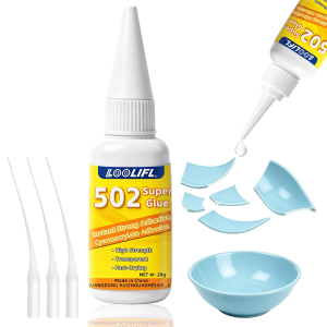 LOOLIFL 502 Multi-Purpose super glue cyanoacrylate Adhesive Instant Fast Drying High Strength Glass DIY Metal Bond Liquid Tool