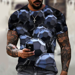3D Digital Printed Loose T-shirt for Men 3D Digital Printed Loose T-shirt Men