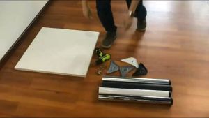 onuobao Thanh Phản Chân Cột Đỡ Thép Không Gỉ 304 Có Thể Điều Chỉnh Bàn Máy Tính Chân Thanh Hợp Kim Nhôm Tủ Chân