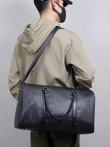 Túi Du Lịch Nam Da Thật Dung Tích Lớn Túi Đeo Chéo Thời Trang Túi Xách Túi Du Lịch Ngắn Ngày Túi Xách Bằng Da PU