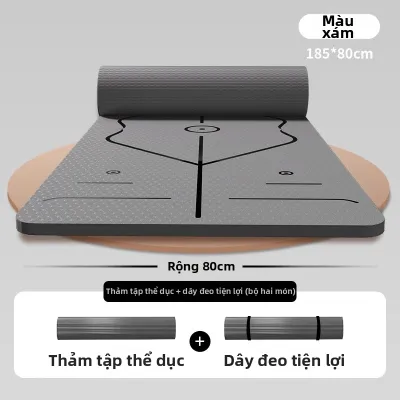GUINDINI | Thảm Yoga Nam Chống Trượt Dày Hấp thụ Sốc Im Lặng