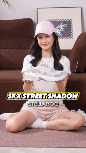 Skechers Women SKX Street Shadow Stellar OG Shoes - 177356-WGY Air-Cooled Memory Foam Kasut Sneaker Perempuan