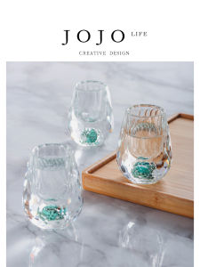 Creative Glass Liquor Server Home Use White Wine Cup Measuring Jug JOJO Brand Elegant Minimalist Design for Dining And Serving