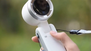 KP058 Portable Kipas Angin Mini Dapat Dilipat LED Digital Display 5 Gear Wind Speed Rechargeable Turbo Fan