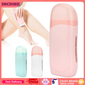 DECINIEE Professional Single Handheld Depilatory Wax Hair Removal Machine Portable Epilator Roll on Depilatory Heater Wax for Depilation