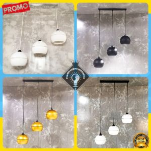 LAMPU GANTUNG HIAS 3 IN 1  MINIMALIS CAFE PLAFON MURAH DEKORASI RUANG TAMU VINTAGE MODERN C321