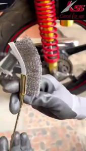 SIKAT KAWAT GAGANG BESI SIKAT 1 BARIS LURUS / BENGKOK SIKAT MESIN SIKAT BAJA SIKAT GOLOK STRAIGHT / BENT