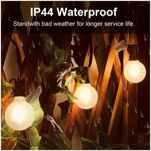 G40 Led Mờ Đèn dây 7.6M 10M 15M Ngoài Trời Pation Đèn Không Thấm Nước Tiết Kiệm Năng Lượng Trang Trí Đèn dây cổ tích Đèn dây Cho Đảng Kỳ Nghỉ Đám Cưới Sân Sau Vòng Hoa