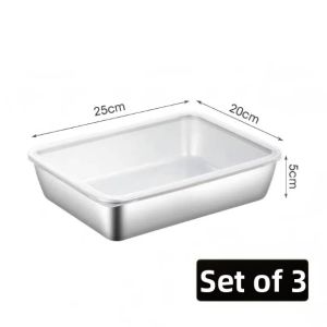 316 Stainless Steel Food Container Long