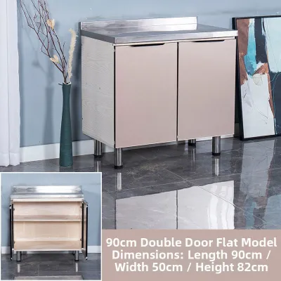 Rental Friendly Stainless Steel Kitchen Cabinet