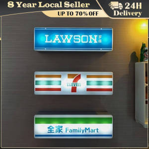 Coffee Shop Magnetic Creative Fridge Stickers Convenience Store Light Signs Home Decorative Ornaments 711 Luminous Light Boxes